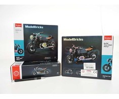 Motociklo mastelis 1:12 Sluban blokeliai 191 vnt. Modelis Brick M38-B1134