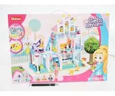 Sluban Girl's Dream blokai FLOWER HOUSE vila 7503