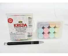 Dromader Kreda chodnikowa kibirėlyje 12szt 01242 12420