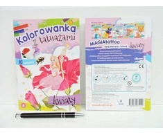 Skrzat Wydawnictwo Kolorow.su tatuiruotė. Gėlės 75120