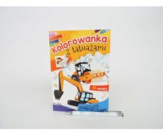 Skrzat Wydawnictwo Kolorow.su tatuiruotė. Statybinės mašinos 72075
