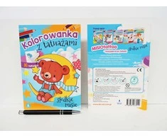 Skrzat Wydawnictwo PRINCAS. DAŽYMO knygelė su tatuiruotėmis - meškiukai