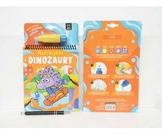 Aksjomat akvarelinių rašiklių spalvinimo puslapiai. Nežinomi dinozaurai. 37392