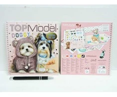 Top Model "Aprenk mane" lipdukų knyga "Doggy ''