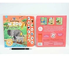 Aksjomat Axiom Knyga su garsais ir eilėraščiais „Aš klausau ir mokausi. Zoologijos sode“