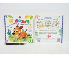 Aksjomat Knyga vaikams W domu KS0986 su judančiais paveikslėliais