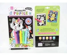 Aksjomat Axiom Vaikų Knyga - Velvet Pets. Touch and Color KS 1151