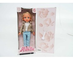 Adar LALKA ADELLA, 36x14x8 cm, spodnie jeans, kart.