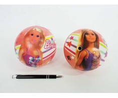 Vaikiškas guminis kamuolys 140 mm su Barbie MONDO motyvu