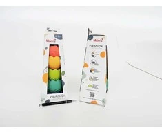 Mom's Care Švelni jutiminė piramidė pastelė 0m+ ZA4489