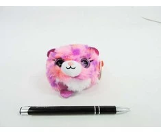 TY PLUSZ Beanie Bellies, 8,5 cm, TOPAZ rožinė lampart