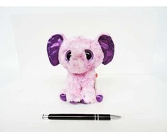 TY pliušinis - Beanie Boos - Eva the Violetinė Elephant (Regular) (TY36386)