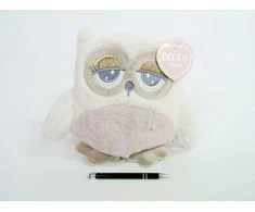 Beppe Abby pelėdos talismanas 23 cm kreminės spalvos