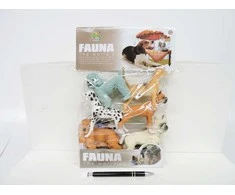 Šunų figūrėlių rinkinys Lean Toys, 6vnt.