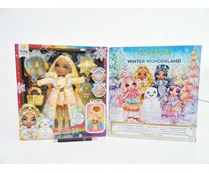 MGA Lėlė Rainbow High Winter Wonderland Sunny geltona 120858-EUC