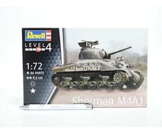 Revell Sherman M4A1 tanko modelis 1/72 – plastikinis surinkimo rinkinys