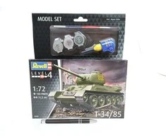 Revell T-34-85 dovanų rinkinys 1/72 (63302) su dažais ir klijais