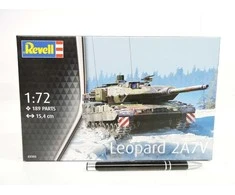 Revell Leopard 2A7V tanko modelis 1/72 – plastikinis surinkimo rinkinys