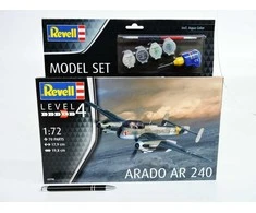 Revell Arado Ar 240 dovanų rinkinys 1:72 su dažais ir klijais (63798)