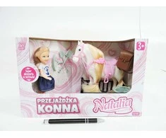 Artyk *****Natalia komplektas lalka su koniem 175145
