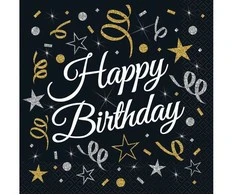 GoDan SERWETKI Happy Birthday 33x33 cm 20 vnt