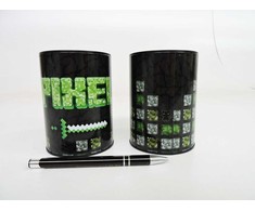 Skarbonka Metalowa Okrągła Pixel Starpak 536849 Starpak