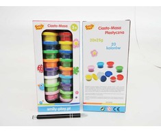 SMILY PLAY CAKE PASTE 20 spalvų vaikams +3 m