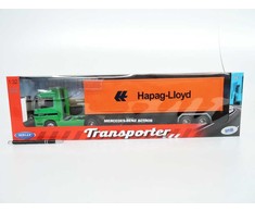WELLY 1:32 sunkvežimis su priekaba M.Benz K.Line 12281