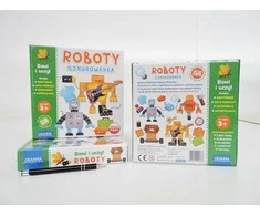 Granna Kūrybinis žaidimas vaikams Robotai, 3+, spalvotas, Robotų įsimankštinimas