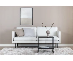 2-vietės sofa, Zoom, 181x54 cm, šviesiai kreminė spalva