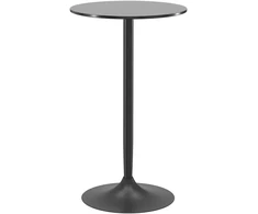 Aosom Baro stalas 60x60x102 cm Juodas plienas