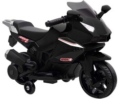 Aosom Elektrinis motociklas vaikams 75x36x49 cm juodas plastikas