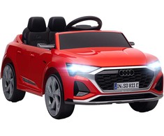 Aosom Elektrinis vaikiškas automobilis Audi Q8 98x49.5x43 cm raudonas, plastikas