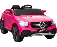 Aosom Elektrinis vaikiškas automobilis, 105x68x50 cm, rožinis, plastikas metalas