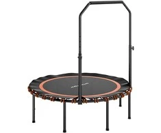 Aosom Fitneso batutas, 114x109-129 cm, oranžinė, plienas