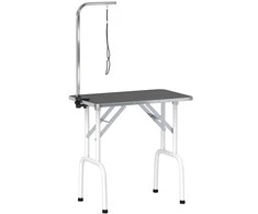 Aosom Kirpimo stalas 81x48.5x80 cm juodas, plieno, sulankstomas