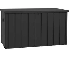 Aosom Laikymo dėžė, 125x61x70 cm, pilka, plienas
