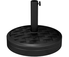 Aosom Pavėsio stovo pagrindas 45x36 cm Juodas Betonas