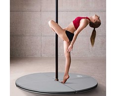 Aosom Pole Dance kilimėlis, 150x5 cm, pilka, plastikas