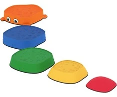 Aosom Pusiausvyros akmenų rinkinys, 33.5x33.5x28 cm, įvairiaspalvis, plastikas