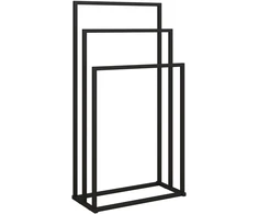Aosom Rankšluosčių laikiklis 45x21,5x85 cm Juodas plienas