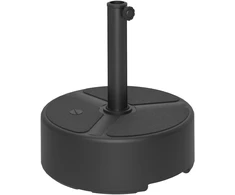 Aosom Skėčio pagrindas 45x32,5 cm Juodas HDPE