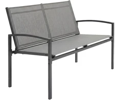 Aosom Sodo suoliukas 112x66x80 cm Pilkas metalas