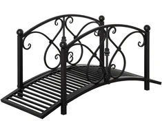 Aosom Sodo tiltelis 102x48x49 cm Juodas metalas