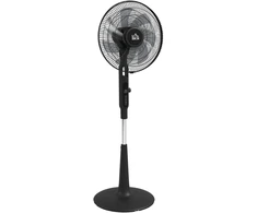 Aosom Stalinis ventiliatorius 45x42x120–135 cm Juodas ABS