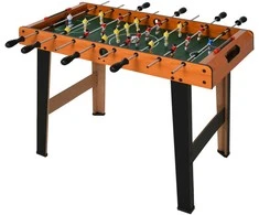 Aosom Stalo futbolo stalas 84.5x40x61.2 cm Juodas nerūdijančio plieno