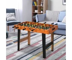 Aosom Stalo futbolo stalas 84.5x40x61.2 cm Juodas nerūdijančio plieno