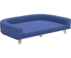 Aosom Šuns sofa 98x67x25 cm mėlyna, mediena