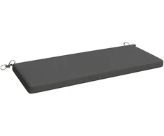 Aosom Suoliuko pagalvėlė 110x46 cm Tamsiai pilka Vandeniui atspari medžiaga