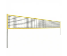 Aosom Tinklinio tinklo komplektas 950x100x248 cm Juodas Plienas